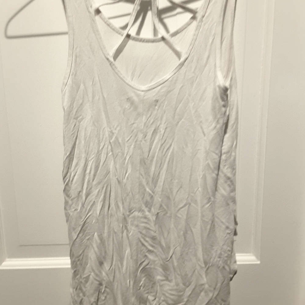 Hollister white tank XS